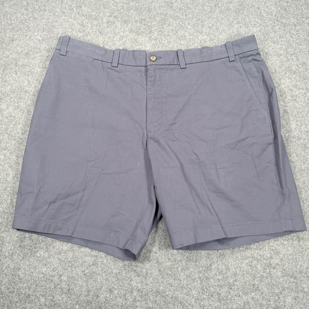 Duck Head Mens Chino Shorts Charcoal navy Size 40 Stretch Cotton Flat Front